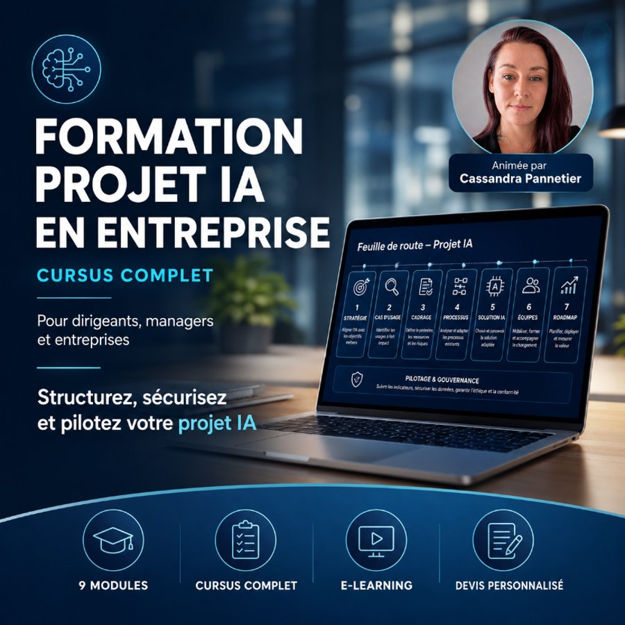 Mener un projet IA dans son entreprise · cursus complet