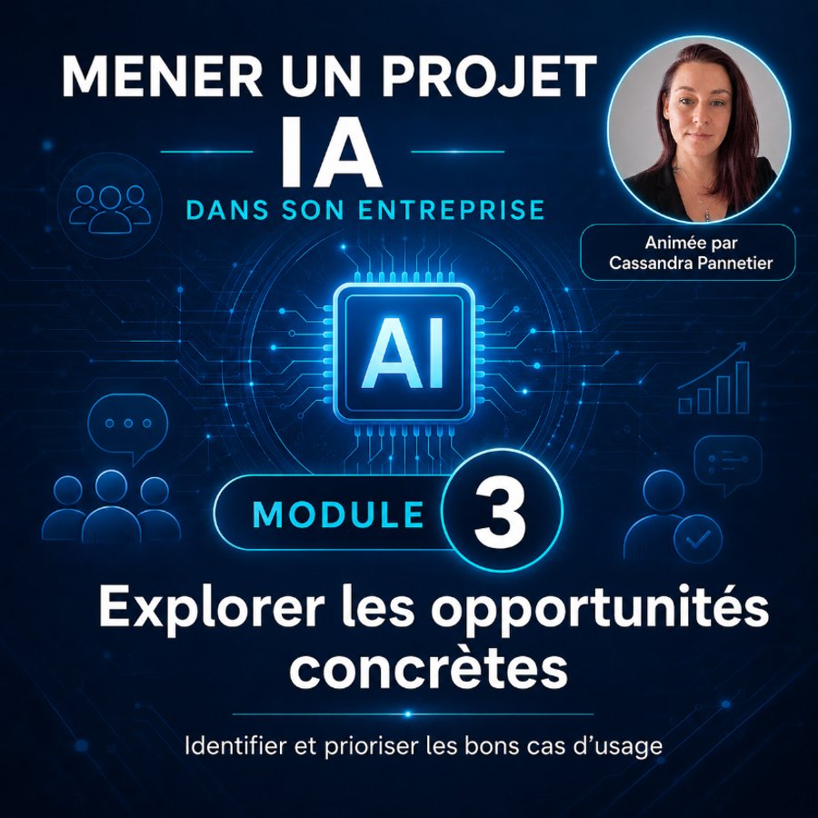 Module 3 · Explorer les opportunités concrètes pour votre activité